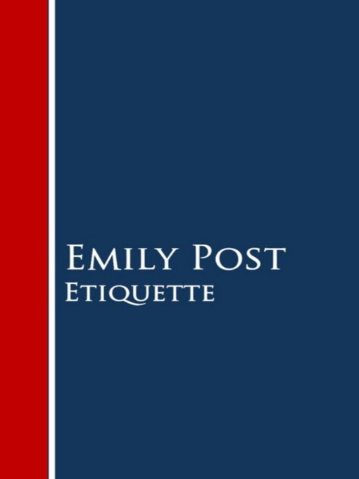 Title details for Etiquette by Emily Post - Available